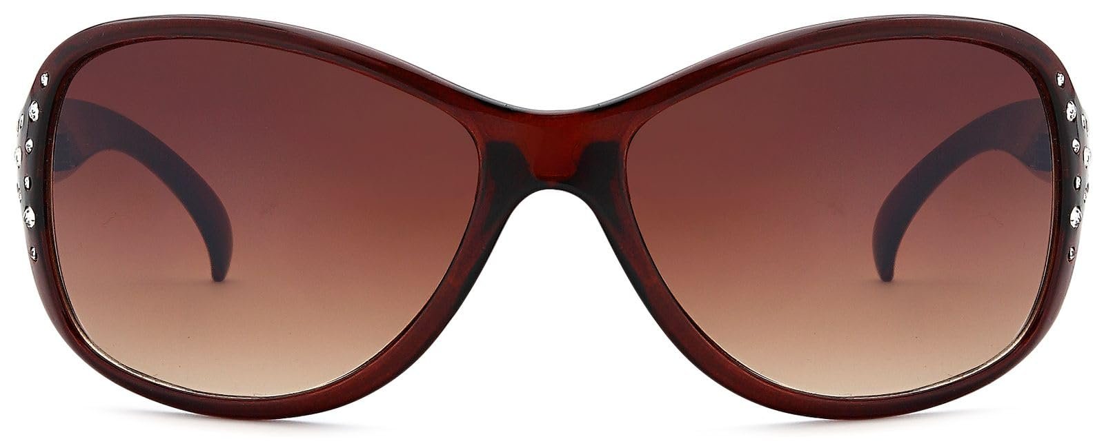 Сонцезахисні окуляри Метелик styleBREAKER з Rhinestones і Gradient Tint 09020054, фото №2