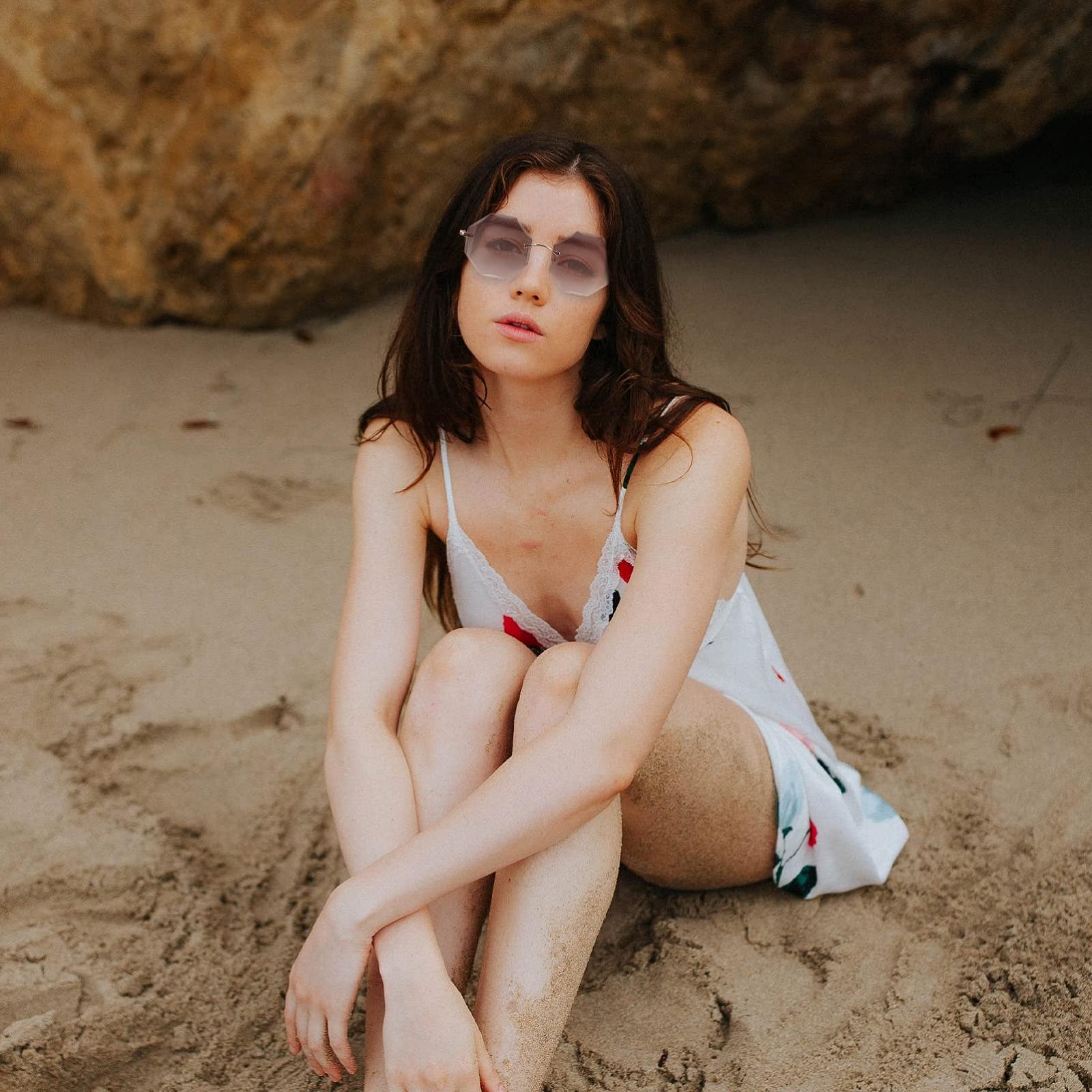 Солнцезащитные очки Без оправы PACKOVE Набор из 3 Стильные Безрамочные, фото №5