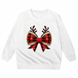 Девочки Толстовка Generisch Длинный рукав Мягкая Графический Рисунок Милый Круглый вырез Пуловер Одежда для девочек synthetic.ua - Фото 1