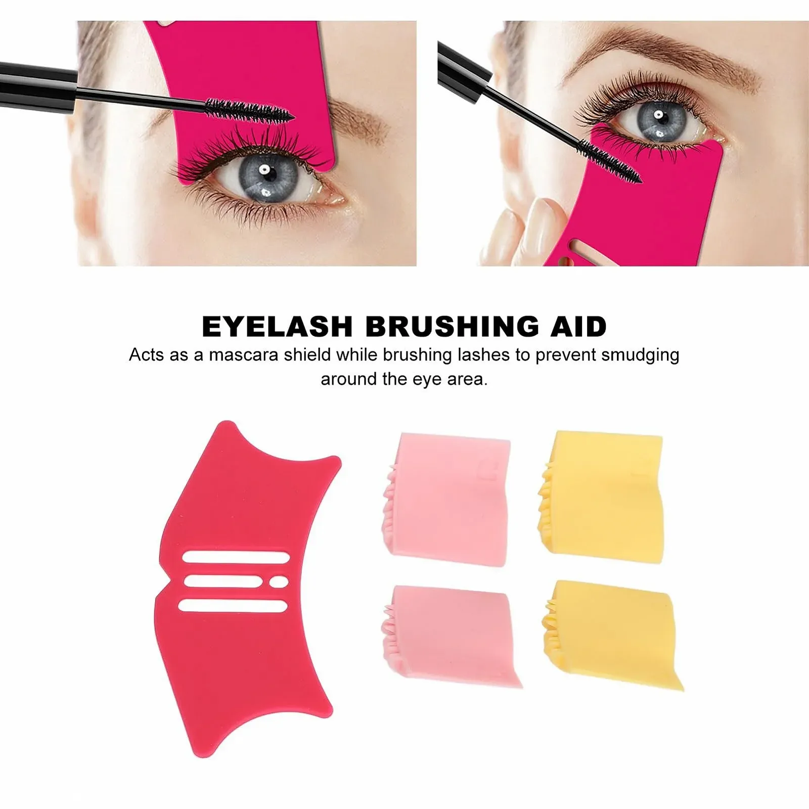 Інструменти для вій, тіней та підводки очей, Набір багаторазових силіконових аплікаторів для захисту., фото №6 Інструменти для вій, тіней та підводки очей, Набір багаторазових силіконових аплікаторів для захисту., фото №6