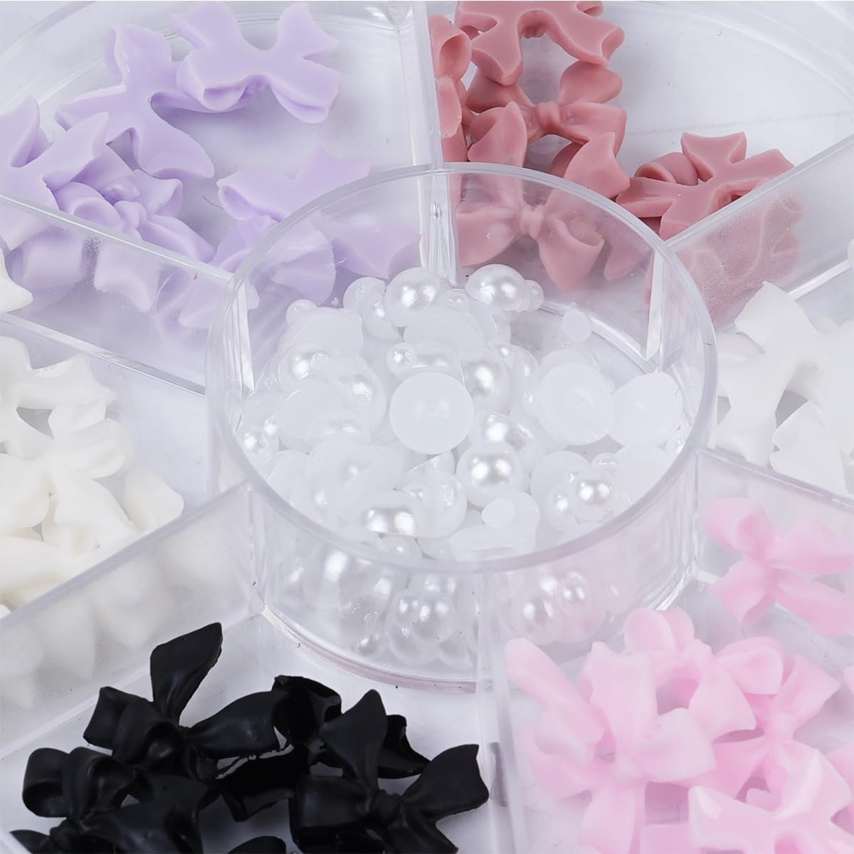 Стразы для ногтей Бантик Разноцветные 3D Подвеска Камень Декоративный, фото №3