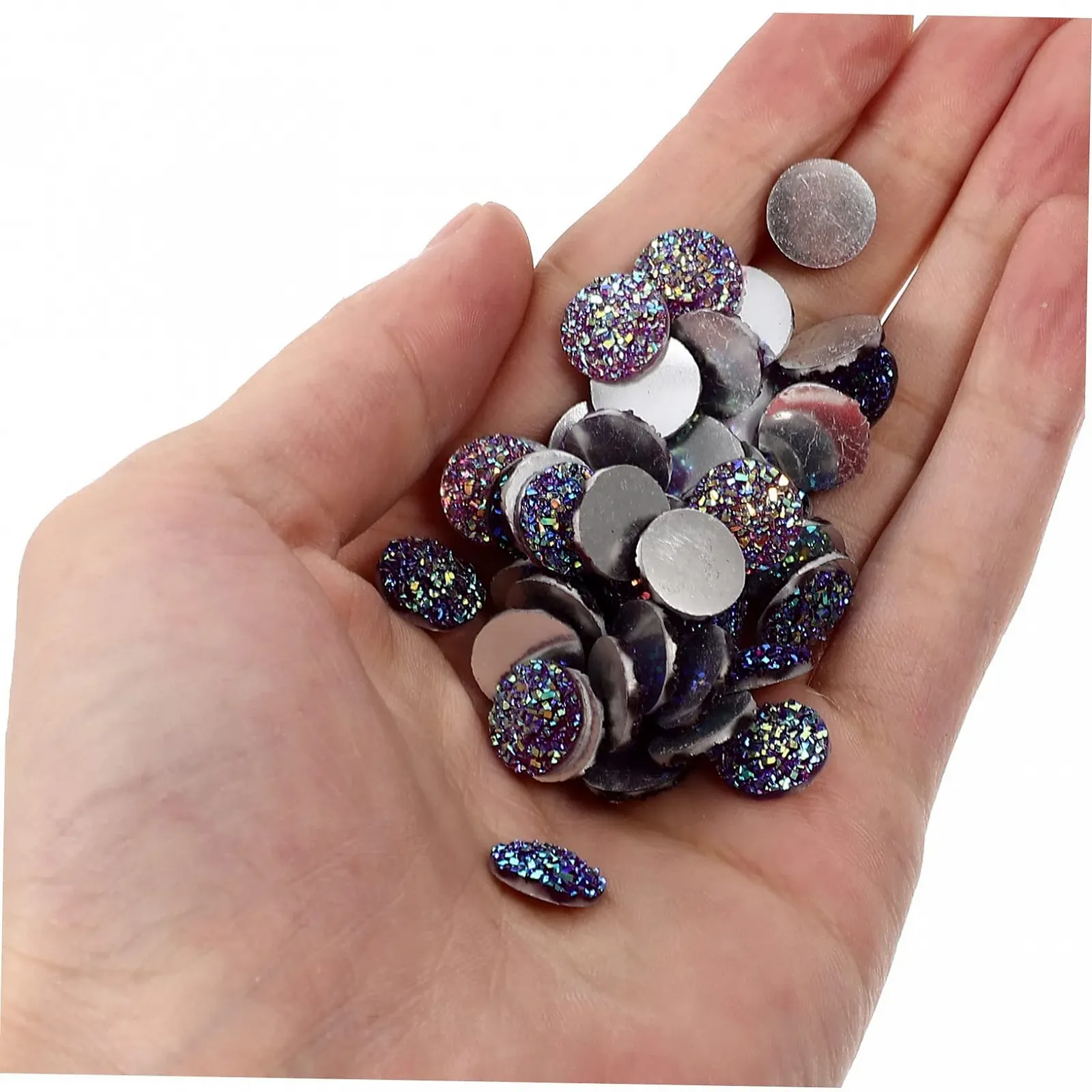 Аксесуари для ювелірних виробів Камінь опаліт DECHOUS 200 шт. Діамант Плоска задня частина, фото №2