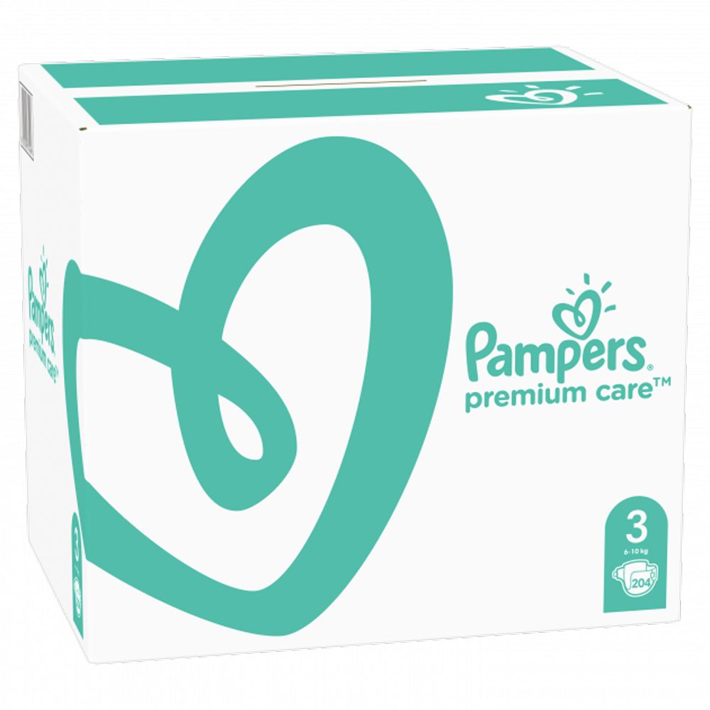 Подгузники Pampers Premium Care Размер 3, 6-10 кг, 204 шт (8001090379498), фото №2