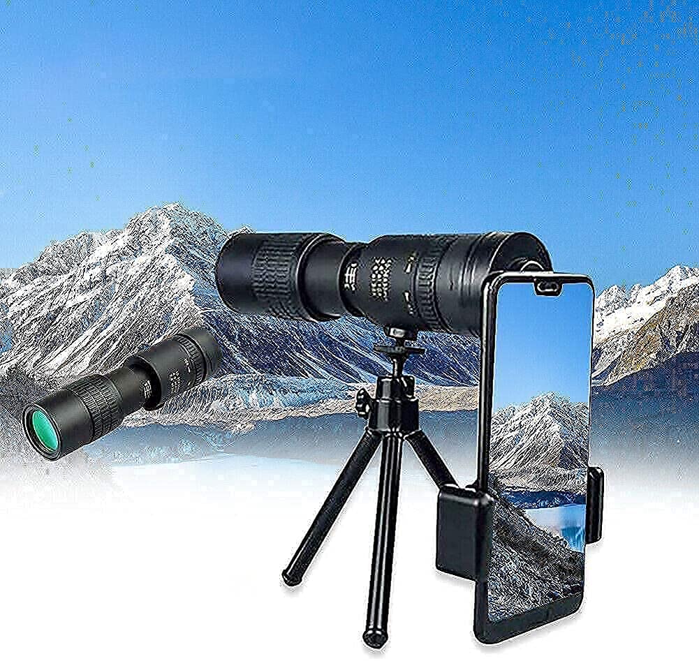 Монокуляр Modernomatic 4k Nano Tech 4k 10–300 x 40 мм супер-телезум-монокуляр-телескоп HD для мобільних телефонів, фото №1