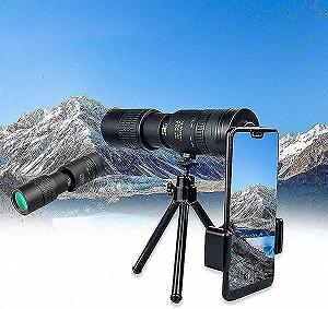 Монокуляр Modernomatic 4k Nano Tech 4k 10–300 x 40 мм супер-телезум-монокуляр-телескоп HD для мобільних телефонів - Фото 1