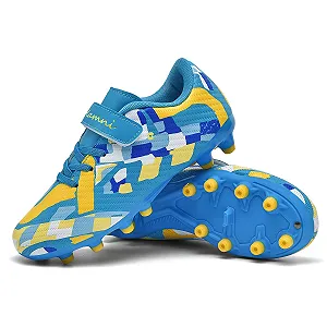 Футбольные бутсы Детские Легкие Дышащие для мальчиков и девочек Удобные Нескользящие Прочные с шипами для тренировок - Фото 1