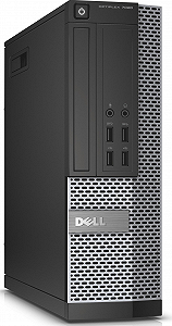 Компьютер Dell OptiPlex 7020 / Intel Core i7-4770 / RAM 16GB / SSD 512GB / LAN / Wi-Fi / Windows 10 Pro / Black - Фото 1
