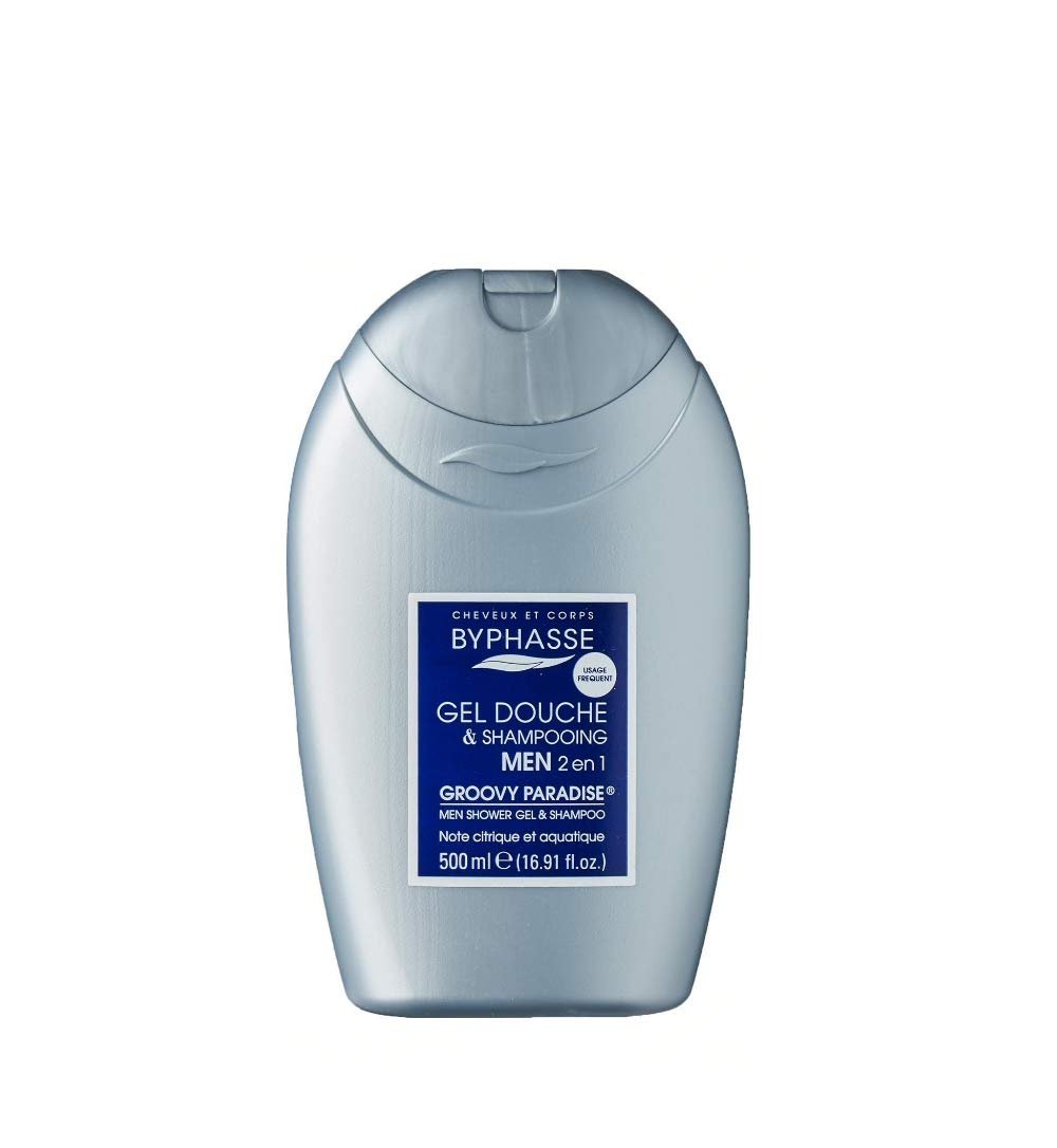 Гель для душу 2-в-1 BYPHASSE MEN GROOVY PARADISE 500 мл, фото №1 Гель для душу 2-в-1 BYPHASSE MEN GROOVY PARADISE 500 мл, фото №1