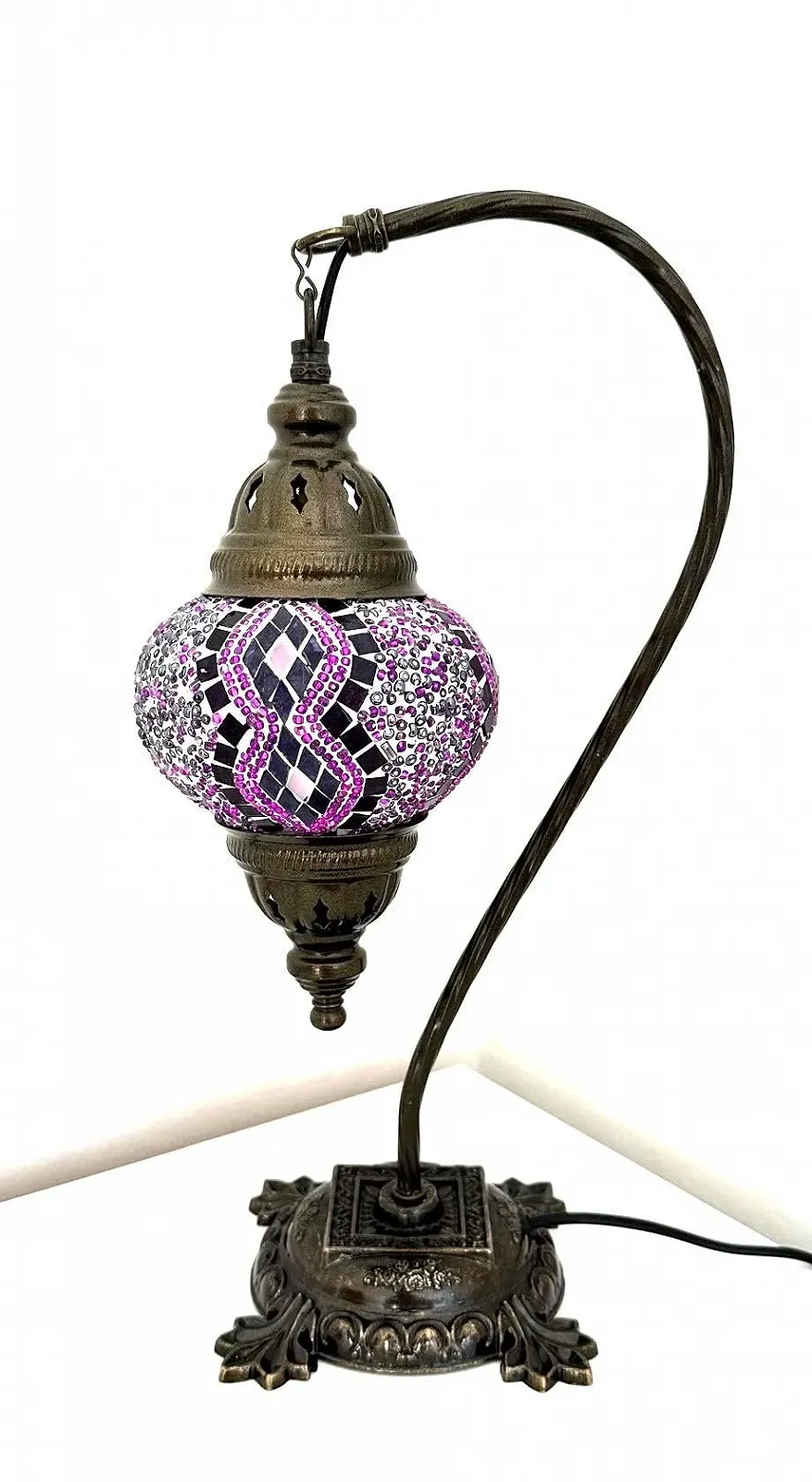 Настільна лампа Samarkand Lights Mosaic Floor Lamp M Oriental Purple, фото №3