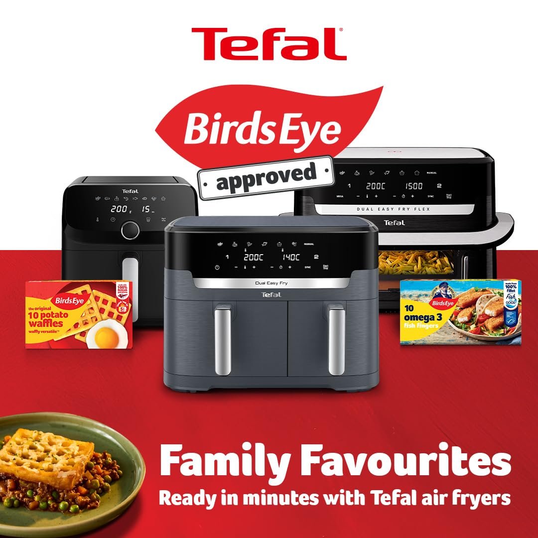 Мультипечь Tefal Easy Fry Digital Double Zone 2 ящика 8.3 л 8 в 1 антипригарная Extra Crispy, фото №8 Мультипечь Tefal Easy Fry Digital Double Zone 2 ящика 8.3 л 8 в 1 антипригарная Extra Crispy, фото №8