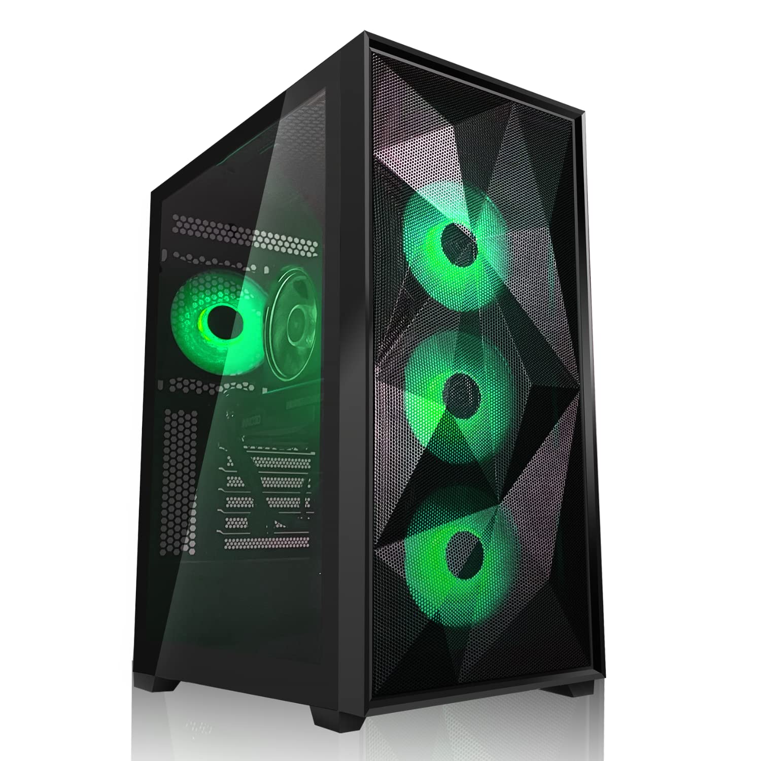 Системний блок SYSTEMTREFF Gaming AMD Ryzen 5 9600X 6 x 5.4GHz AMD Radeon RX 6800 1TB M.2 NVMe 32GB DDR5 WLAN для геймерів і стрімерів, фото №1