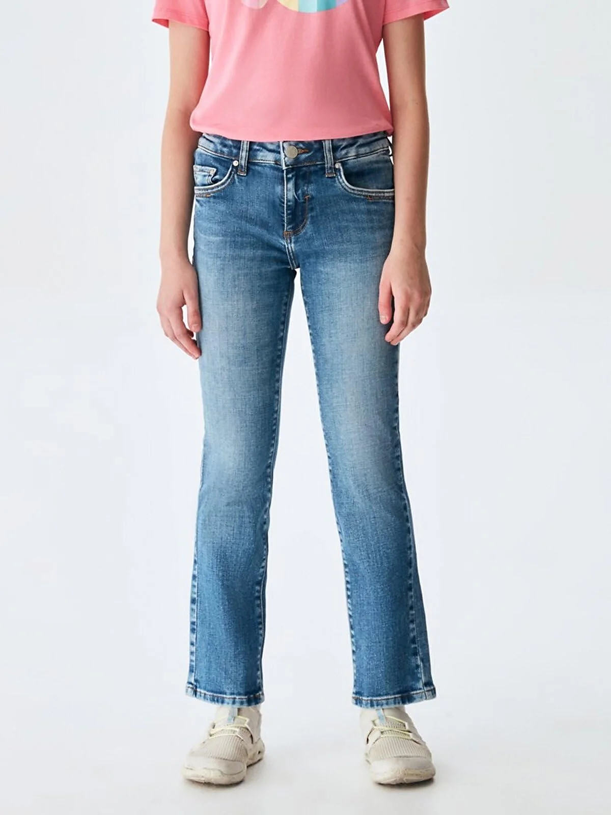 Джинси LTB Galina G для дівчат, блакитні, 164 EU, фото №3