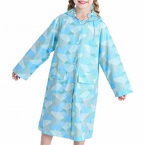 Детский многоразовый дождевой пончо с капюшоном, дождестойкая накидка-куртка для маленьких девочек и мальчиков, водонепроницаемая верхняя одежда с бахилами - Фото 1