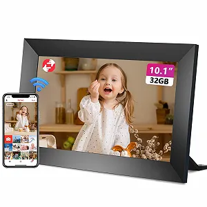 Цифровая фоторамка ACDOKE 10.1 дюйма WiFi IPS Touchscreen 32 GB Frameo - Фото 1