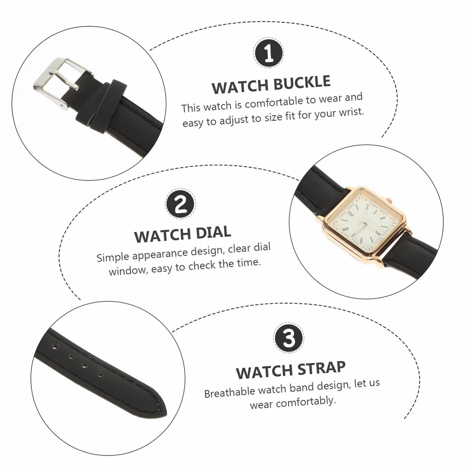 Женские наручные часы OATIPHO Цифровые Модные Белые, фото №3