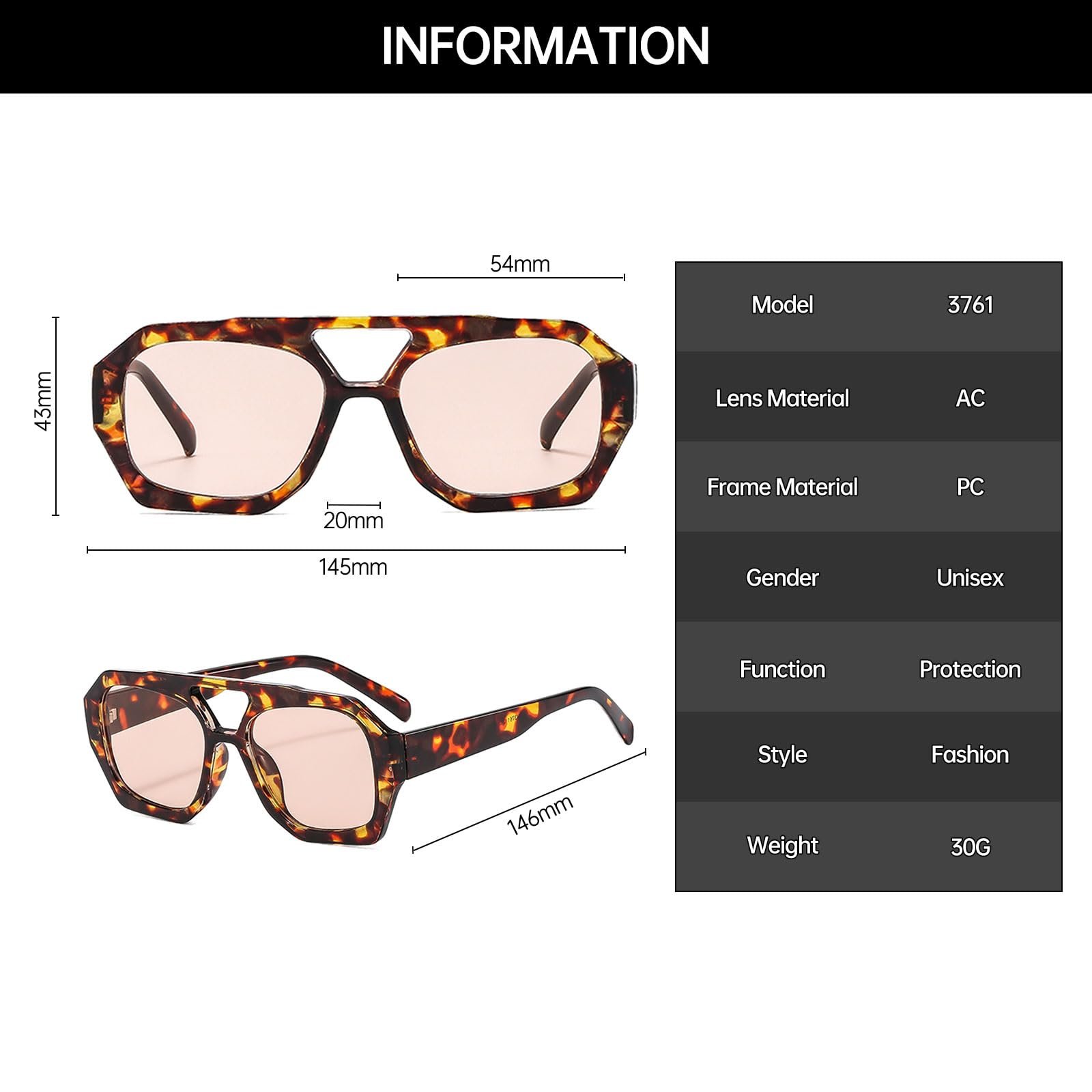 Сонцезахисні окуляри Авіатори YAMEIZE 70s Retro Double Bridge для жінок та чоловіків Класичні, фото №3