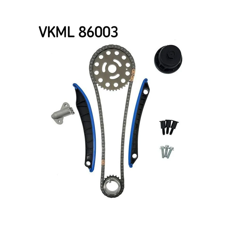 Комплект ланцюга ГРМ SKF VKML 86003 для FIAT MERCEDES-BENZ NISSAN OPEL RENAULT, фото №1