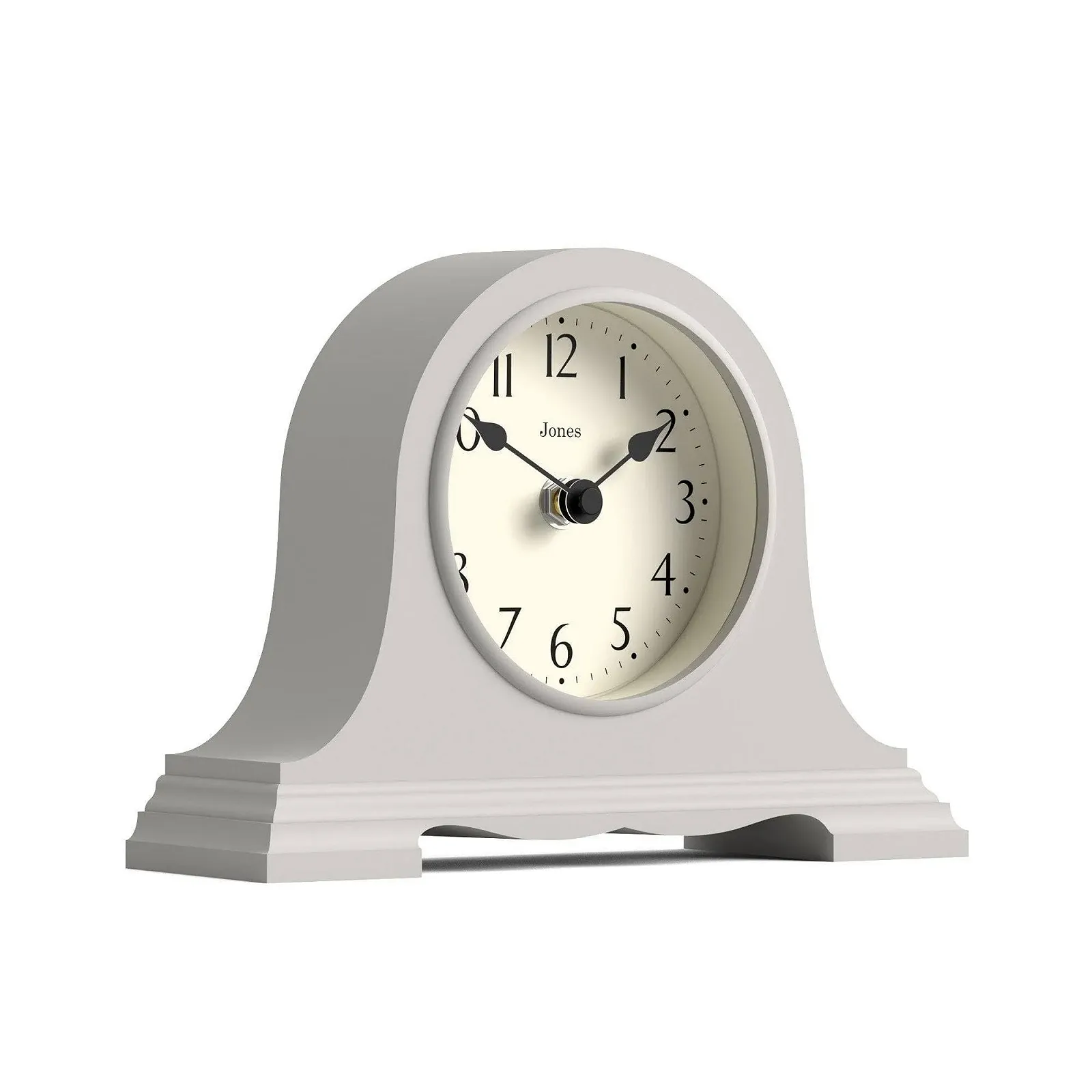 Настільний годинник JONES CLOCKS Speakeasy у формі капелюха Наполеона, сірий, фото №2