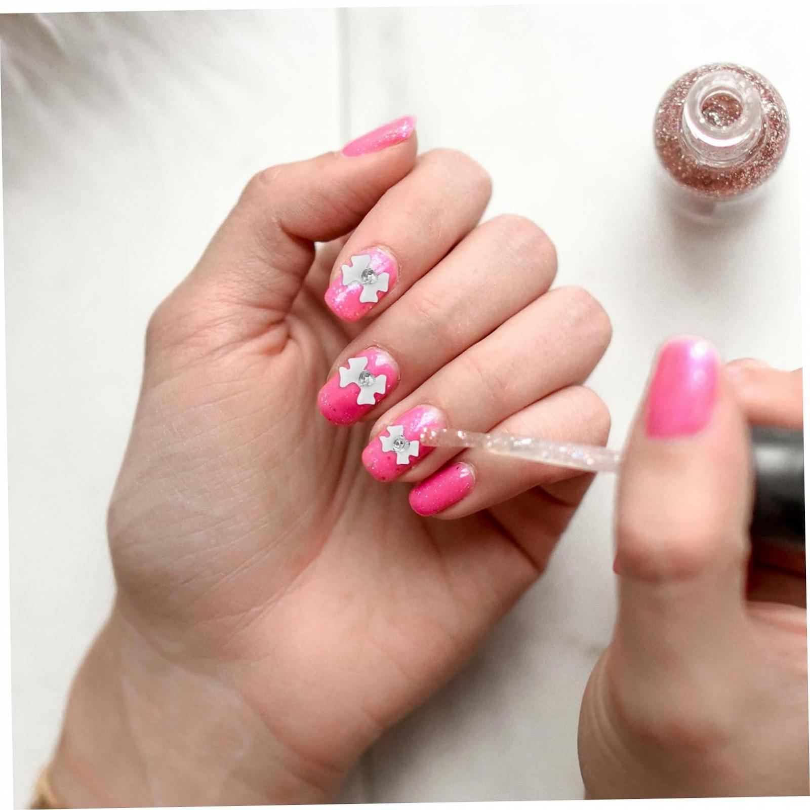 Прикраса для нігтів WOONEKY Бантики 3D 40 шт, фото №7