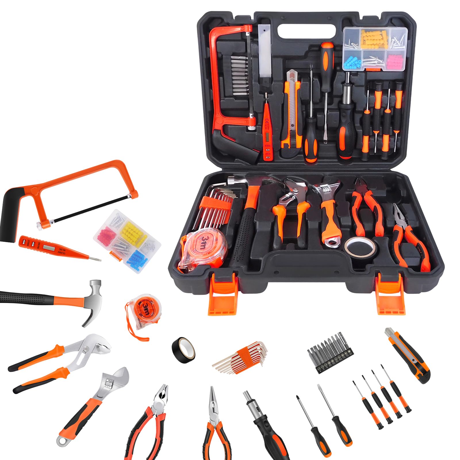 Набір інструментів Box 102 Pieces Household Tool Set, фото №1