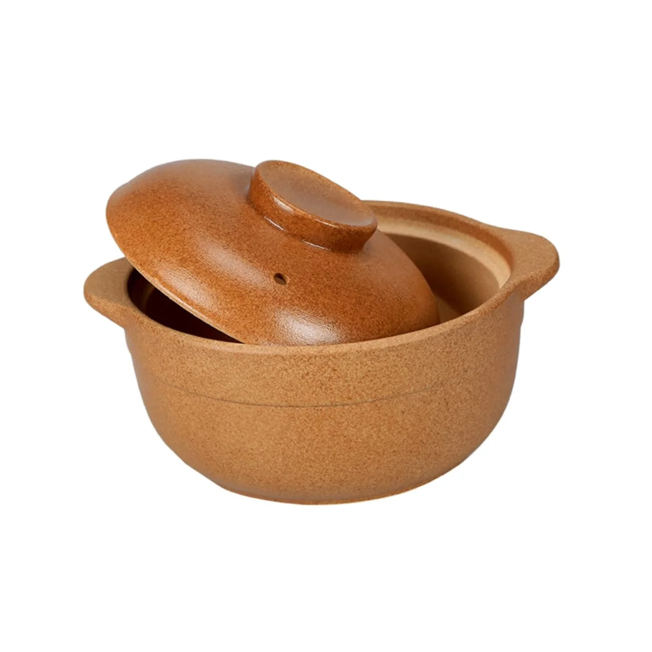 Каструля для запікання OUNONA керамічна з кришкою Non-stick, фото №1