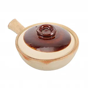 Кастрюля BESTYASH керамическая термостойкая с крышкой и ручками - Фото 1