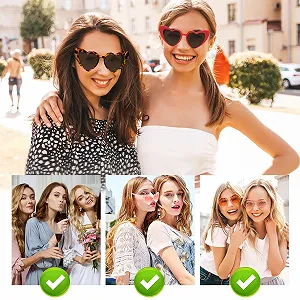 Сонцезахисні окуляри Ayizhiniu у формі серця synthetic.ua - Фото 1