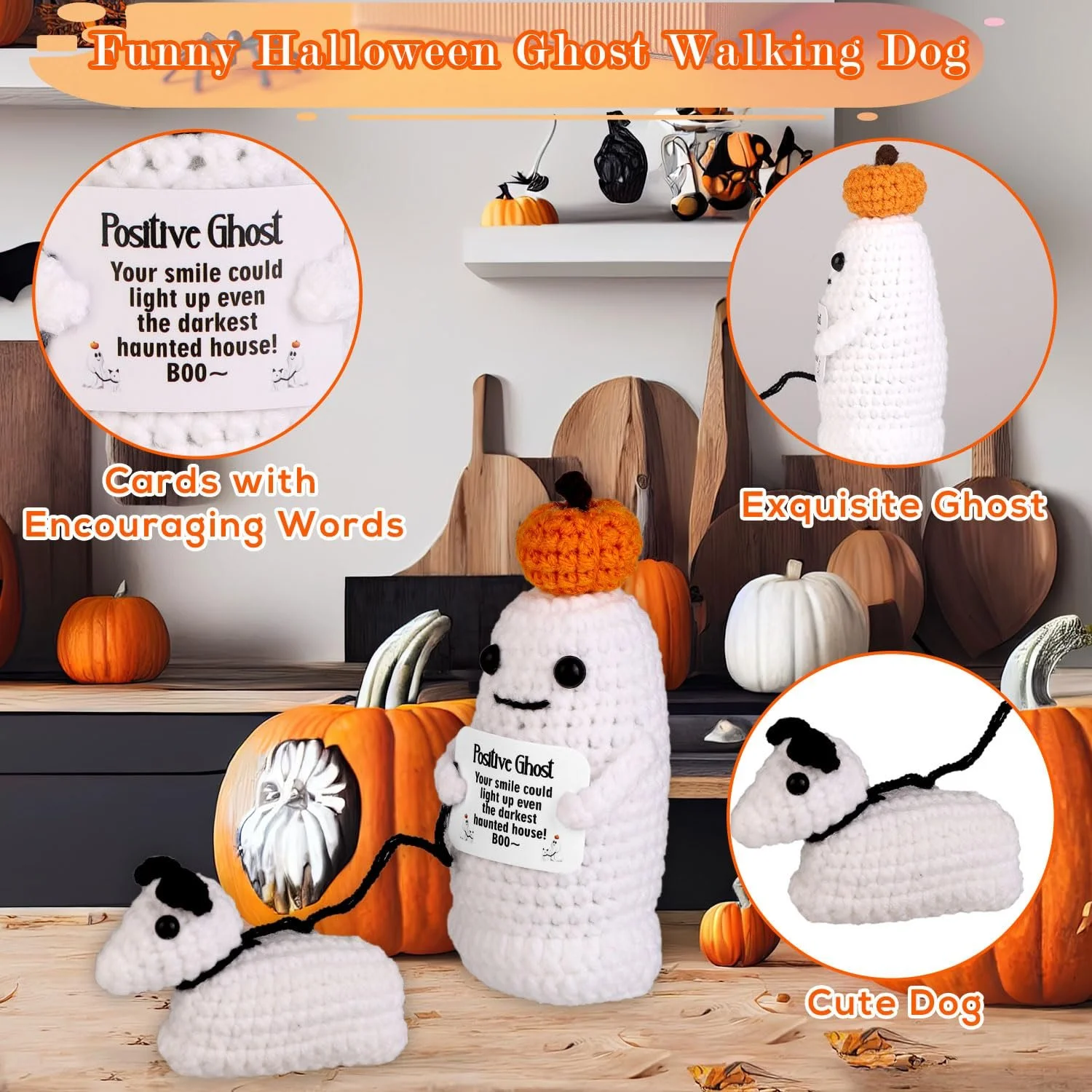 Игрушка TOYMIS Положительный Призрак с Собакой Хэллоуинский, фото №3