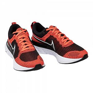 Кросівки Nike React Infinity Run Flyknit 2 Black Bright Crimson 41 synthetic.ua - Фото 1