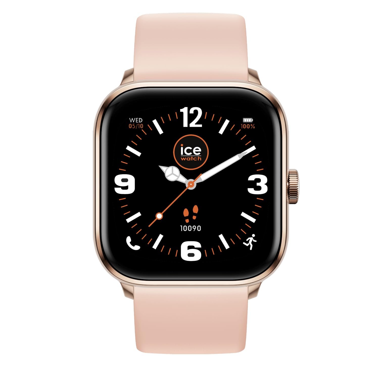 Смарт-часы ICE-WATCH Ice Smart 2.0 Квадратные 1,70 дюйма, розовое золото, современные, фото №1