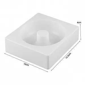 Силиконовые формы для пончиков Mobestech набор 2 шт., белые, антипригарные, гибкие synthetic.ua - Фото 1