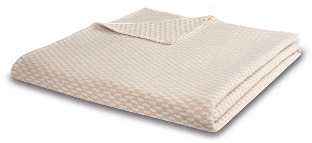 Плед Biederlack з декоративним стібком Колір Nature Розмір 150 x 200, фото №1