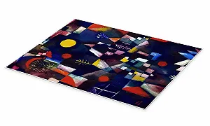 Постер Paul Klee The Full Moon 50 x 70 см Цветной synthetic.ua - Фото 1