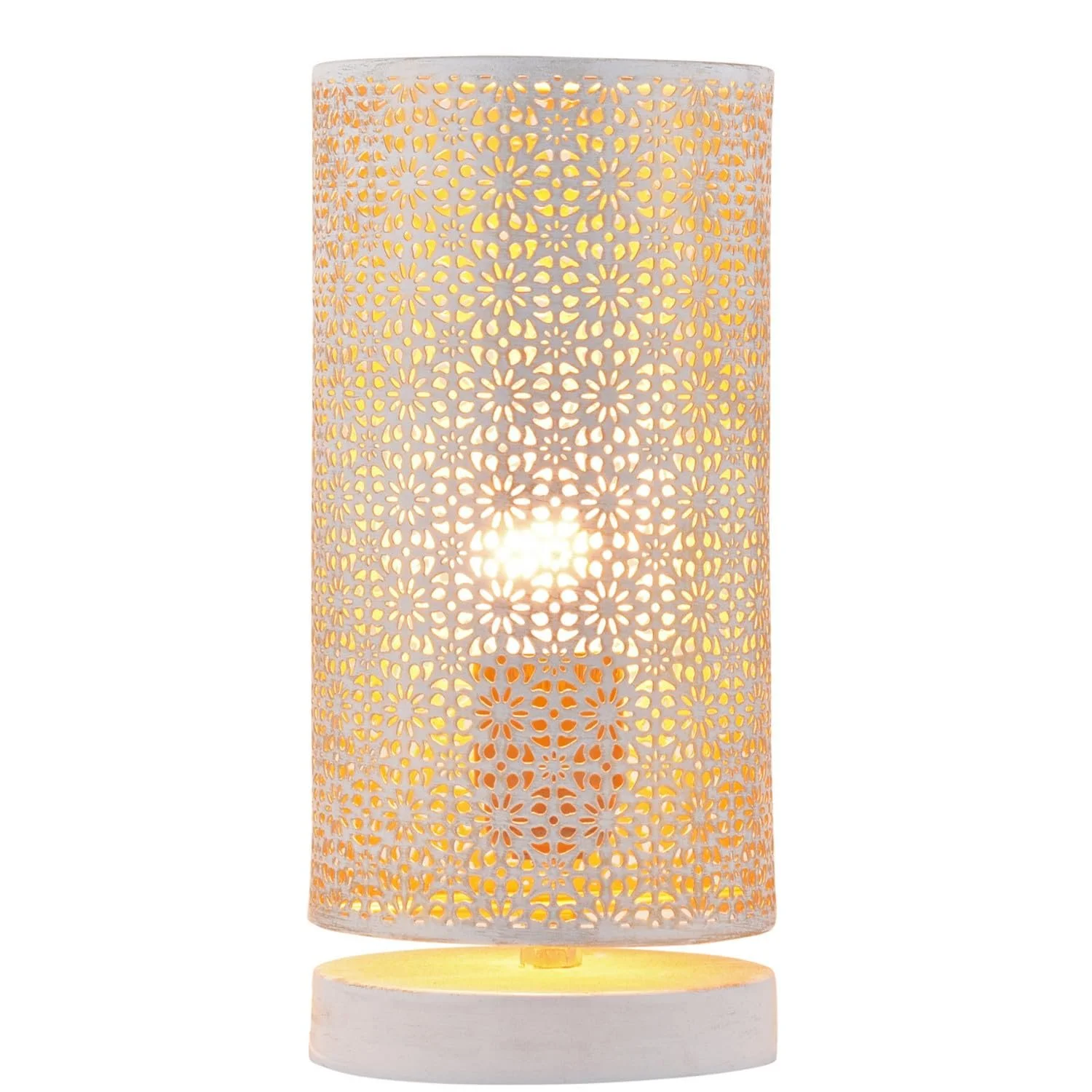 Настільна лампа Marrakech Tuza 25 см метал E27 Біла, фото №1