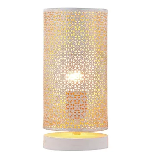 Настільна лампа Marrakech Tuza 25 см метал E27 Біла - Фото 1