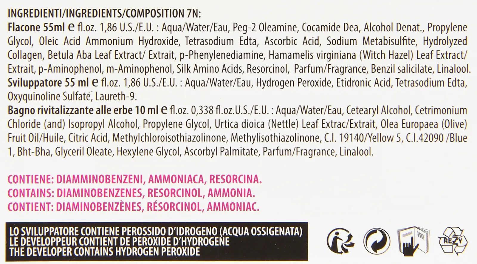 Фарба для волосся René Blanche Natur Color 7N Блондин, фото №4