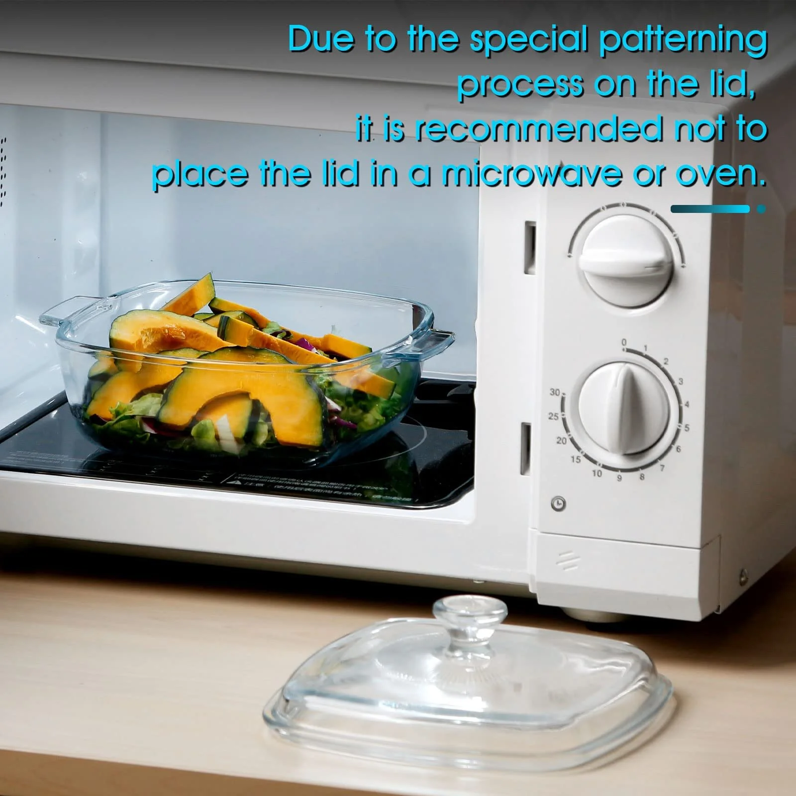 Форма для запекания NUTRIUPS С крышкой Стеклянная 1.2 л 17 см Small, фото №3