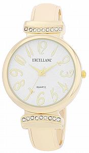 Жіночий годинник Excellanc Металевий браслет-манжета, Легкочитаємі цифри - Фото 1