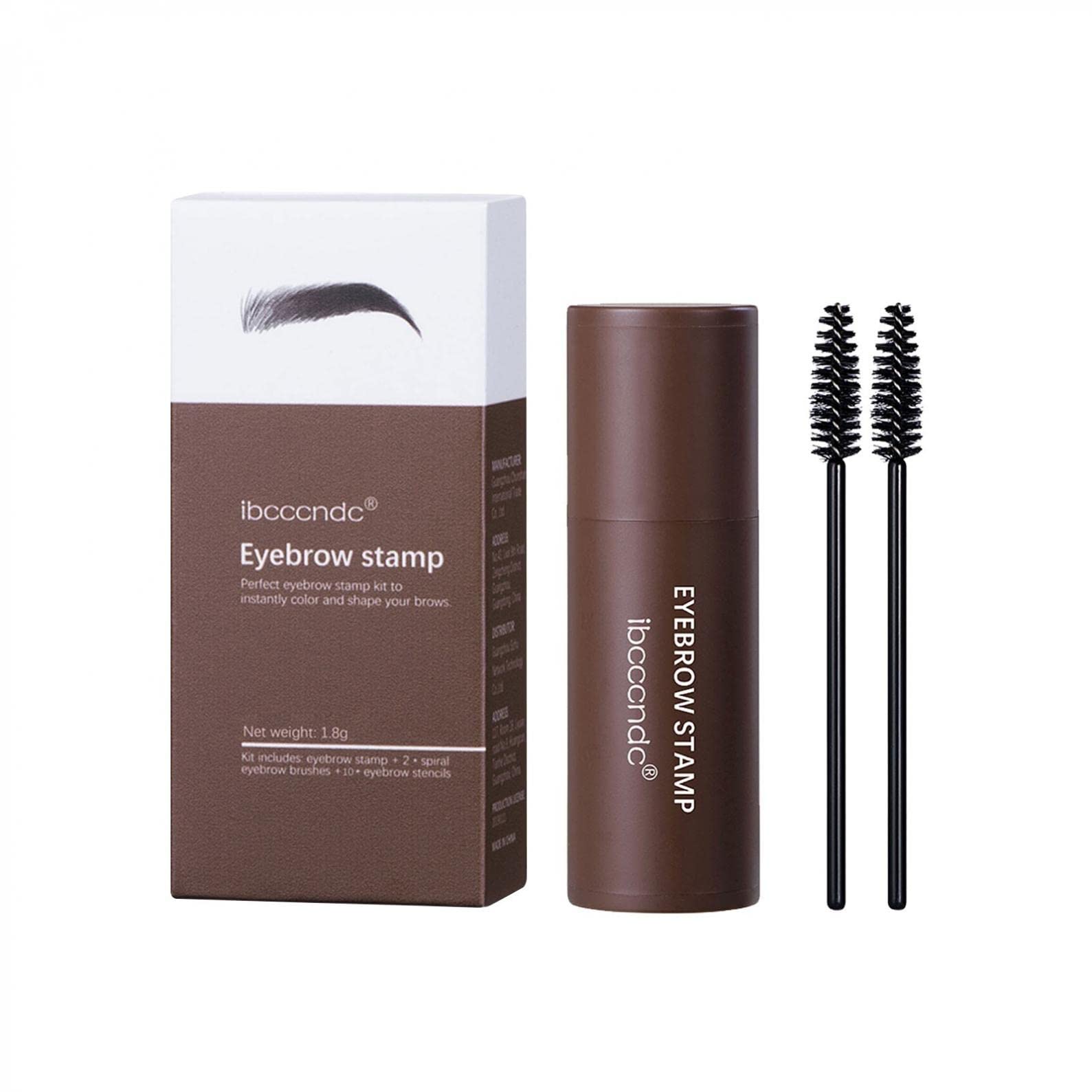 Карандаш для бровей Mllkcao Пудра с 2 кисточками Водостойкий Долговременный Мгновенный цвет Натуральный цвет бровей Тень для волос, фото №1 Карандаш для бровей Mllkcao Пудра с 2 кисточками Водостойкий Долговременный Мгновенный цвет Натуральный цвет бровей Тень для волос, фото №1