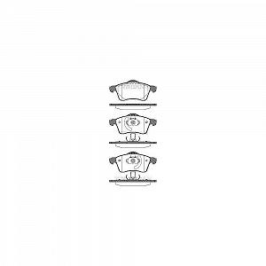 Комплект тормозных колодок, дисковый тормоз TRISCAN 8110 29013 для VW, передняя ось - Фото 1