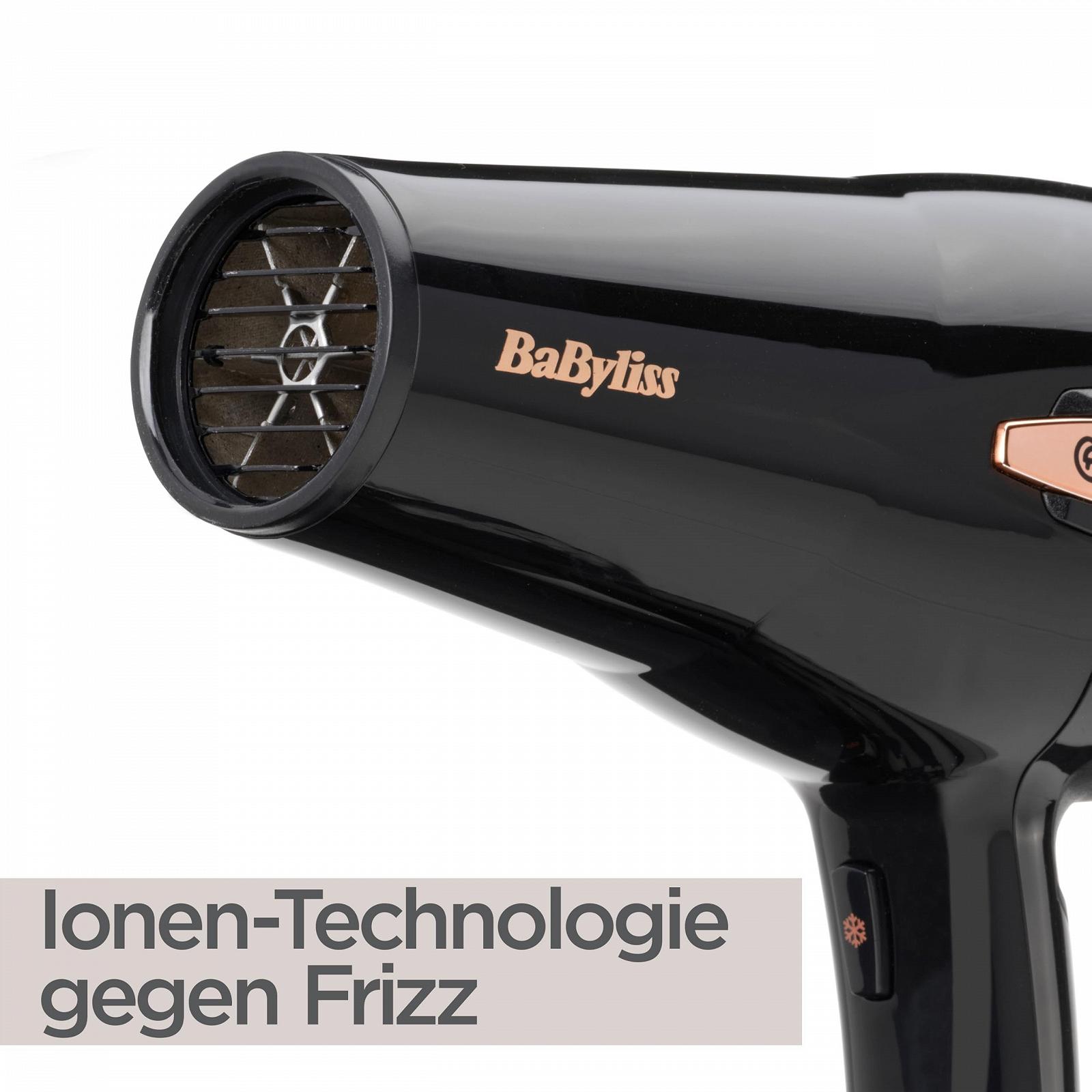 Фен Babyliss Cordkeeper Ionic 2000 D373E, 2000 Вт, черный, фото №5