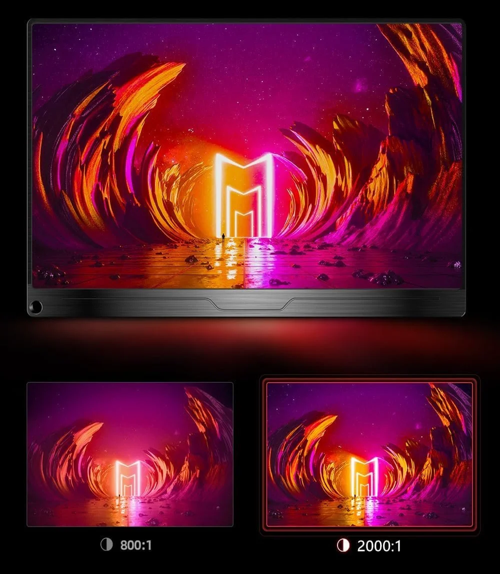 Монітор портативний 15.6" UPERFECT 4K UHD IPS 60 Гц, фото №3