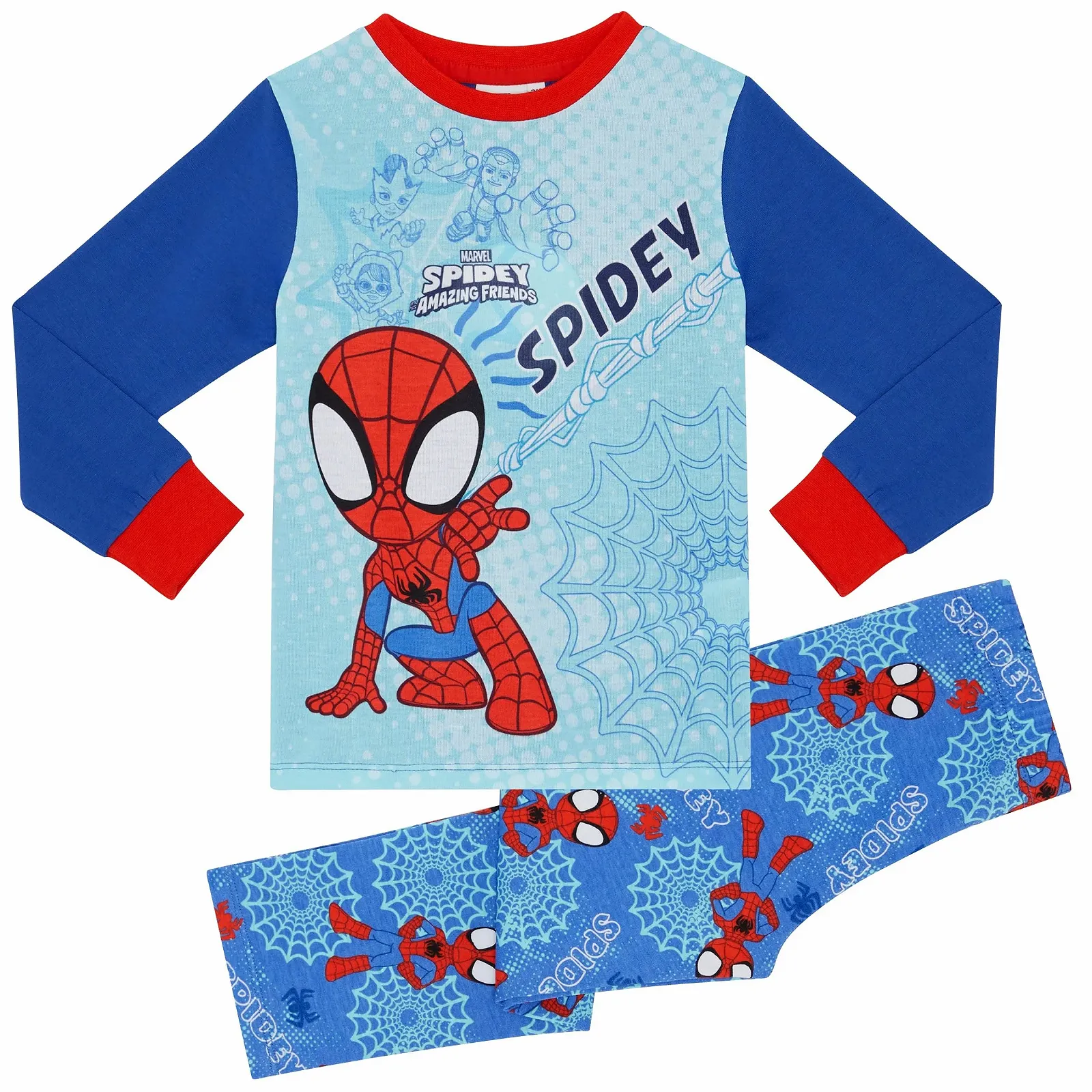 Піжама Spidey & Friends Spider-Man з довгим рукавом, фото №1
