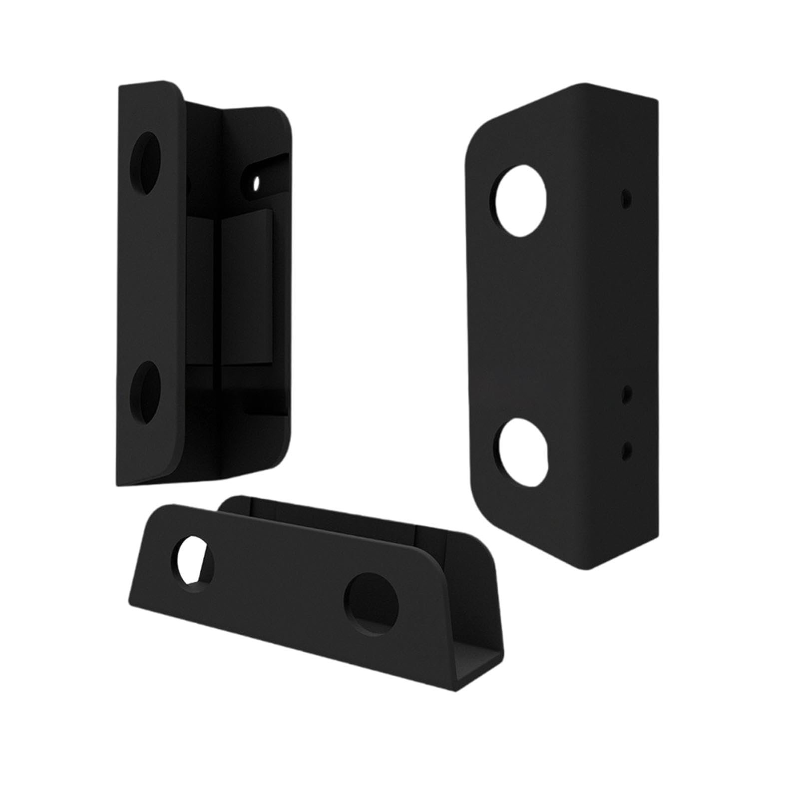 Тримач для ноутбука, для встановлення на стіл або під стіл, з захисними накладками, покращена стабільність, міцний, чорний, фото №7