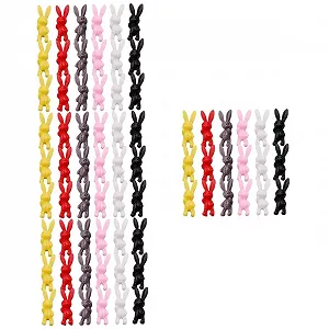 Прикрасы для ногтей Кролик WOONEKY 240 шт., Планета, 3D, Кролик, смола - Фото 1