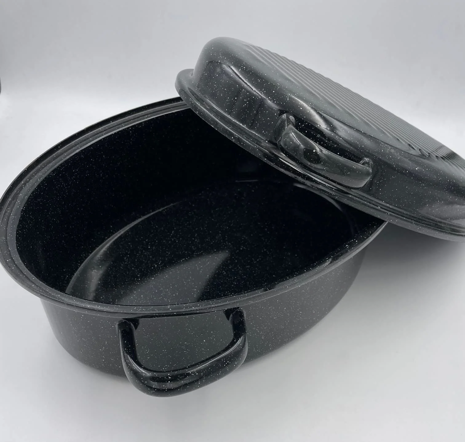 Жаровня Kochstar K32711042 емальована 42 см чорна, фото №5