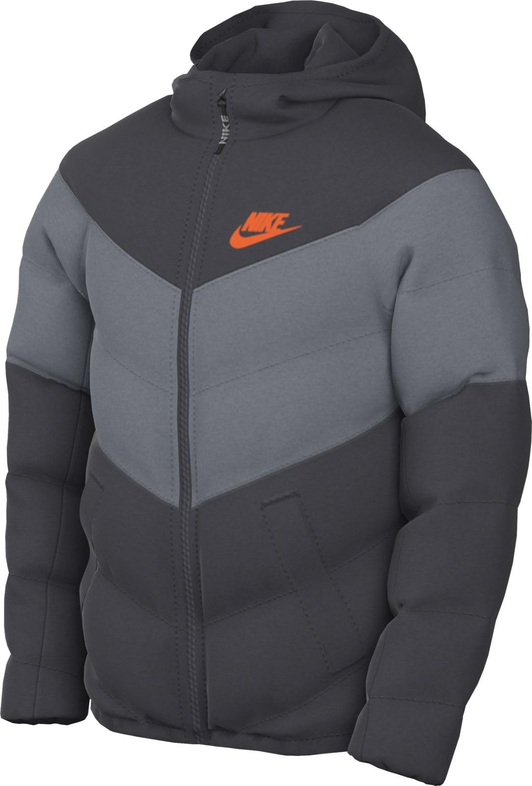 Куртка Nike Унисекс с капюшоном и синтетическим наполнителем для детей старшего возраста, фото №1 Куртка Nike Унисекс с капюшоном и синтетическим наполнителем для детей старшего возраста, фото №1