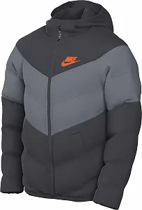 Куртка Nike Унисекс с капюшоном и синтетическим наполнителем для детей старшего возраста - Фото 1