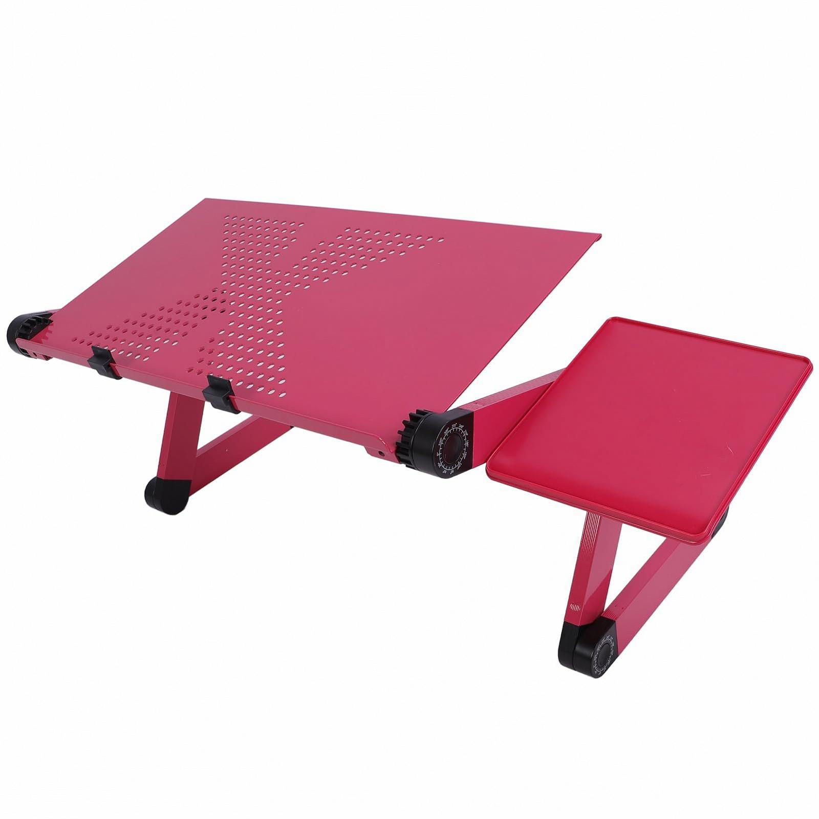 Подставка для ноутбука портативная, эффективная вентиляция, для домашнего стола Розовый, фото №7