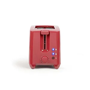 Тостер Livoo 2 слоти DOD162N 650-750 Вт, 3 функції, 7 рівнів, знімний піддон для крихт, чилійський червоний synthetic.ua - Фото 1